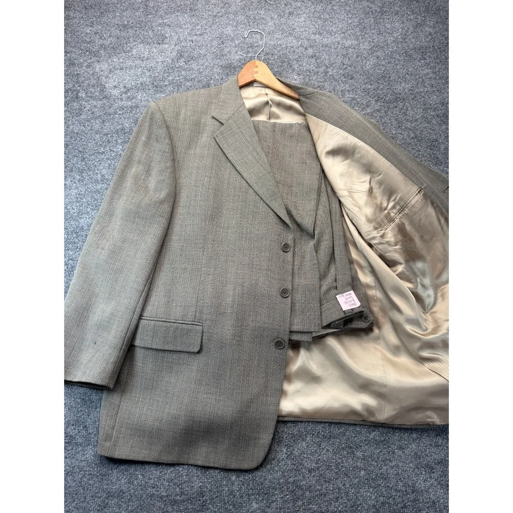 Moda Tallia Creazoni Rochester Big & Tall Men's 2-Piece Suit - 50R Jacket 46x28